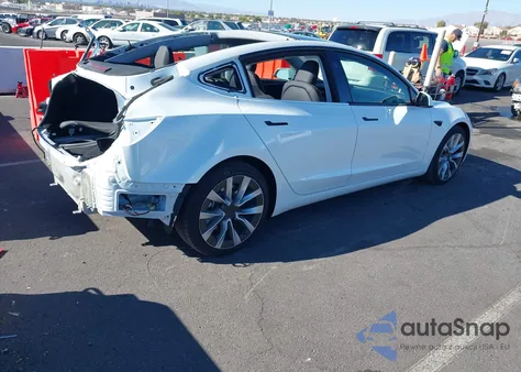 2025 Tesla Model 3 Long Range All-Wheel Drive from USA, damaged, VIN 5YJ3E1EB6SF938863